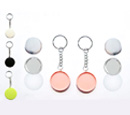  Double Sides Keychain with Buttons