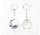 Double Sides Plating Transparent Keychain with Mirror