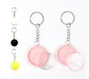 Double Sides Plastic Transparent Keychain