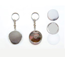 Single Side Plating Keychain with Button