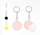 Single Side Plastic Transparent Keychain